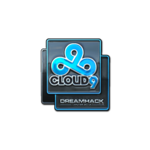 Наклейка | Cloud9 (металлическая) | DreamHack 2014